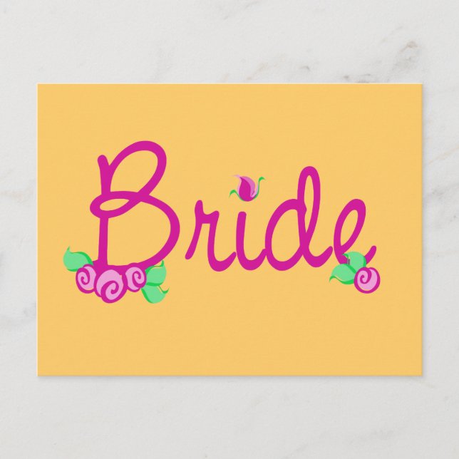 Carte Postale Amour Buds/ Mariage (Devant)