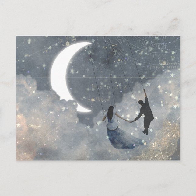 Carte Postale Amour céleste (Devant)