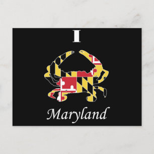 Carte Postale Amour Crabe du Maryland