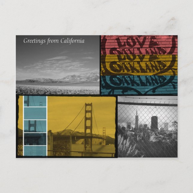 Carte Postale Amour de la Californie ! (Devant)