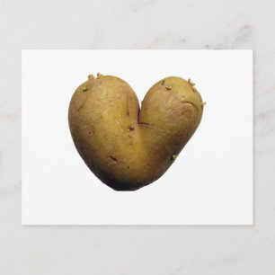 Carte Postale Amour de la pomme de terre