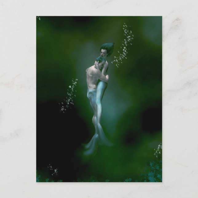 Carte Postale Amour de la sirène (Devant)