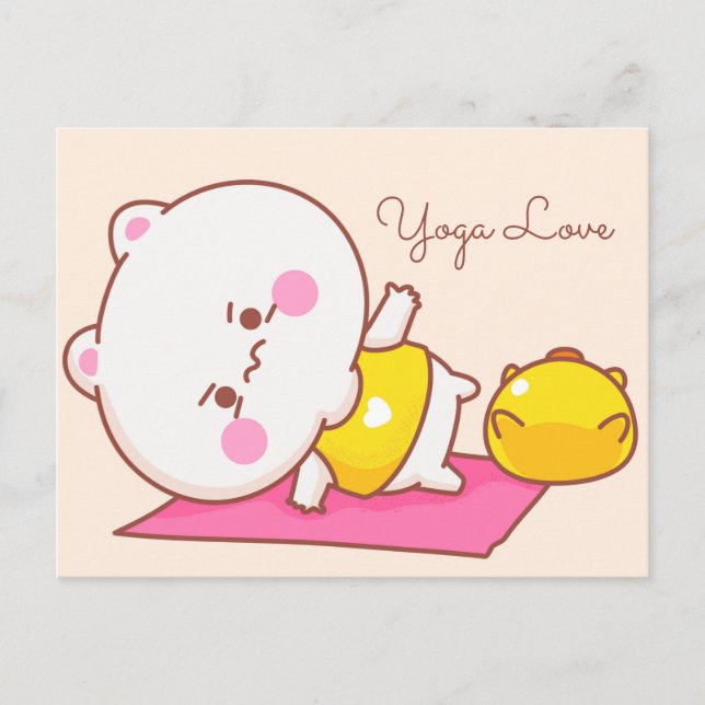 Carte Postale Amour de Yoga (Devant)