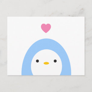Carte Postale Amour des pingouins