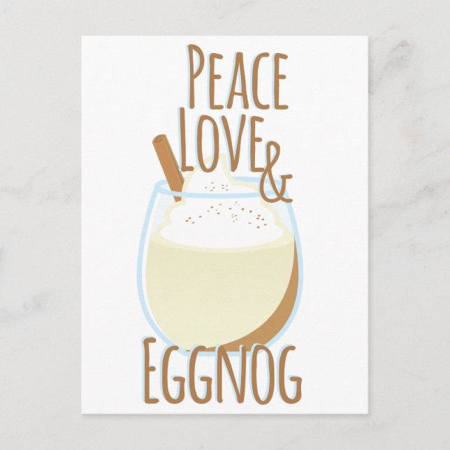 Carte Postale Amour & Eggnog (Devant)