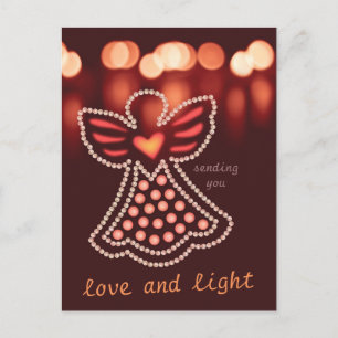 Carte Postale Amour et lumière Ange de compassion CC0125