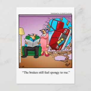 Carte postale Amour et mariage amusant Humour