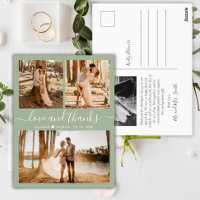 Amour et Merci Sage Green Mariage Merci
