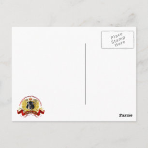 Carte postale Amour inconditionnel berger allemand