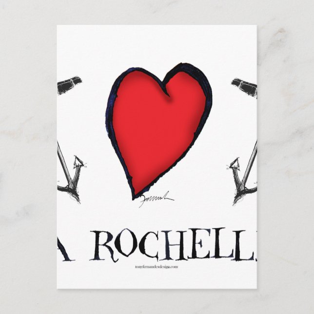 Carte Postale amour la rochelle (Devant)