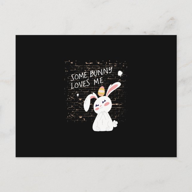 Carte Postale Amour lapin de Pâques (Devant)