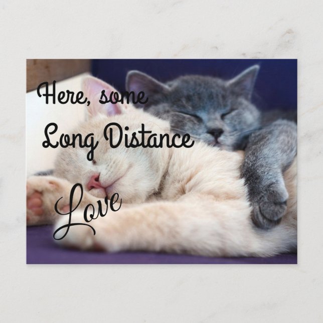 Carte Postale Amour longue distance (Devant)