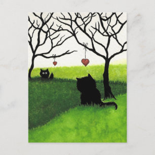 Carte Postale Amour longue distance - Vous manquez