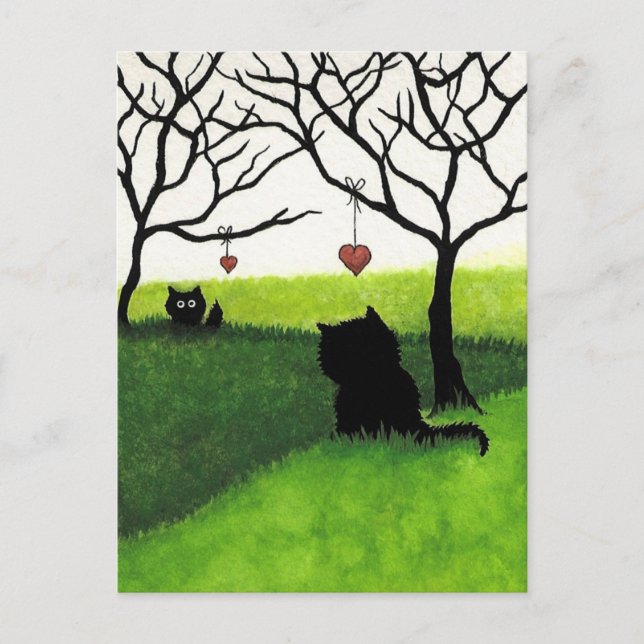 Carte Postale Amour longue distance - Vous manquez (Devant)