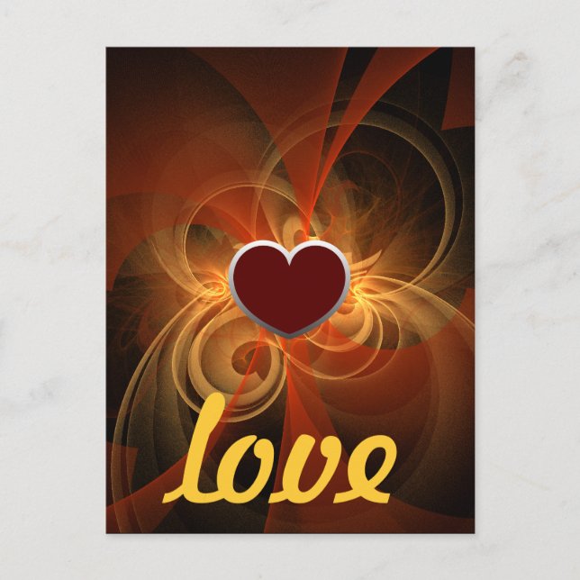Carte postale Amour magique du matin (Devant)