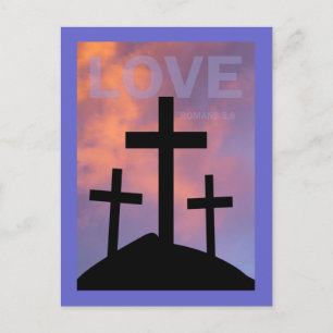 Carte Postale AMOUR - Romains 5:8