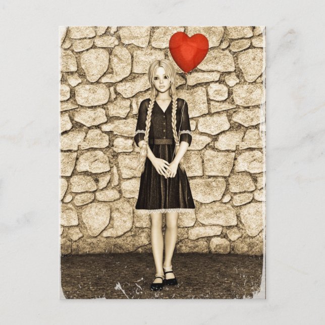 Carte Postale Amour vintage (Devant)