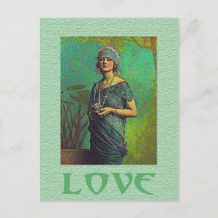 Carte postale Amour vintage