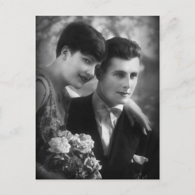 Carte Postale Amour vintage de France (Devant)