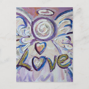 Carte postale Amour Word Inspirational Angel