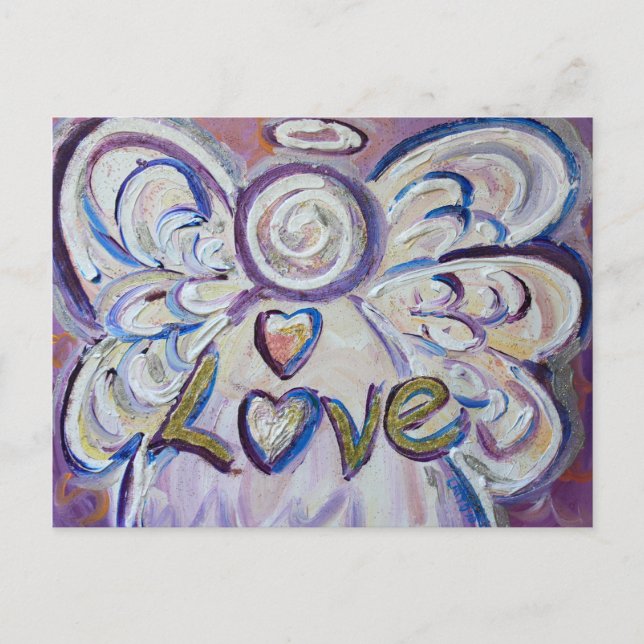 Carte postale Amour Word Inspirational Angel (Devant)