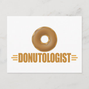 Carte Postale Amoureux De Donut Chocolat Drôle