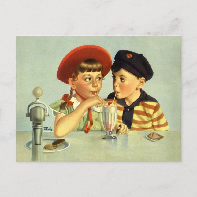 Carte Postale Amoureux de l'enfance (Devant)