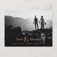 Ampersand d'or Rose Faux | Merci photo