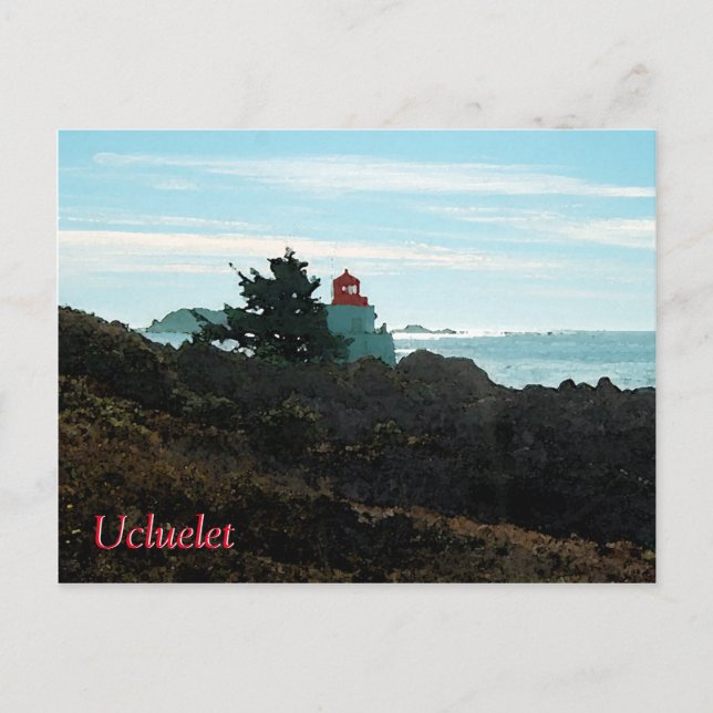 Carte postale Amphitrate Lighthouse - Ucluelet (Devant)