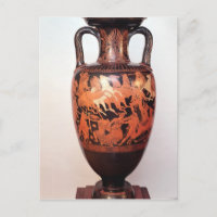 Amphora à silhouette rouge