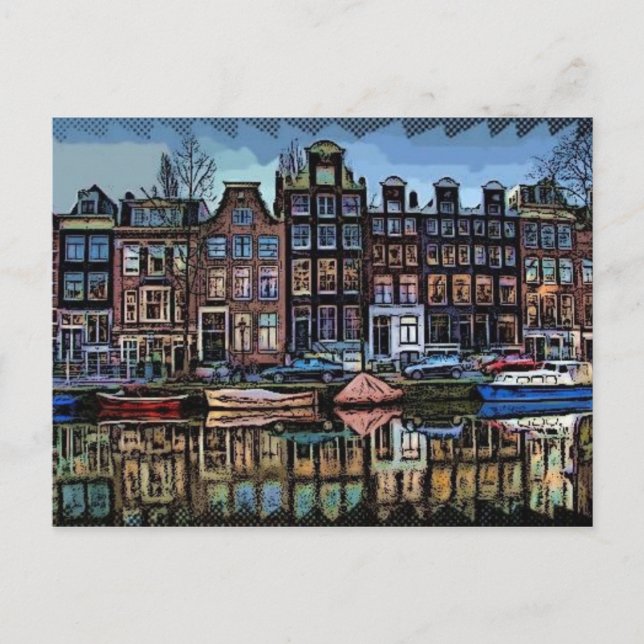 Carte Postale Amsterdam (Devant)