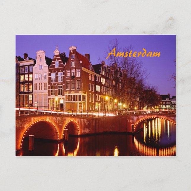 Carte postale Amsterdam (Devant)