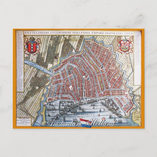 Carte postale Amsterdam Antique Carte (Devant)