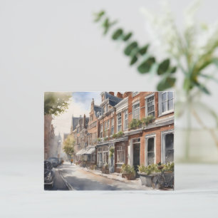 Carte Postale Amsterdam aquarelle