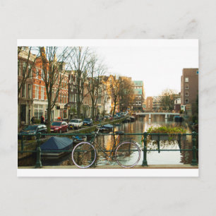 Carte Postale Amsterdam Bicicle