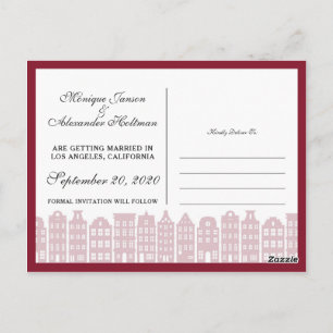 Carte Postale Amsterdam Canal Maisons Néerlandaises Enregistrer 