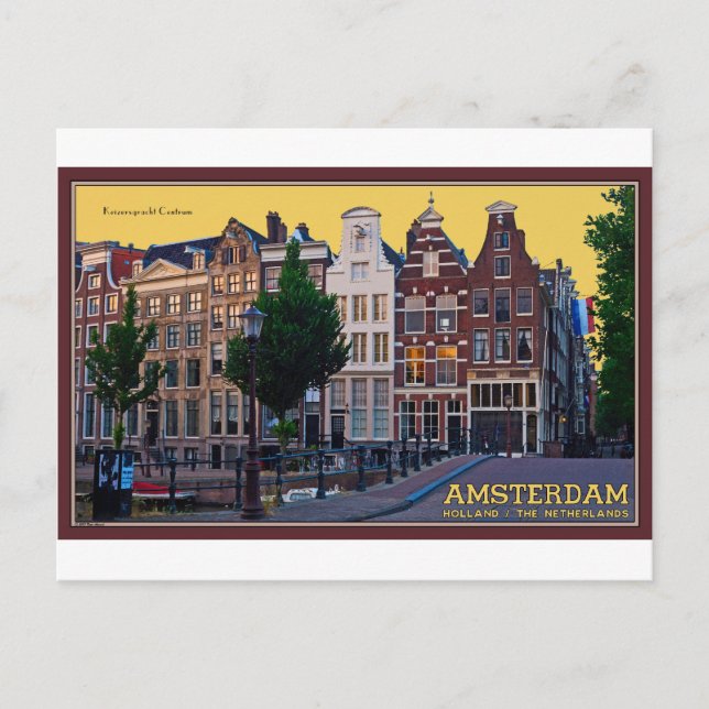 Carte Postale Amsterdam-Keizersgracht Centrum (Devant)