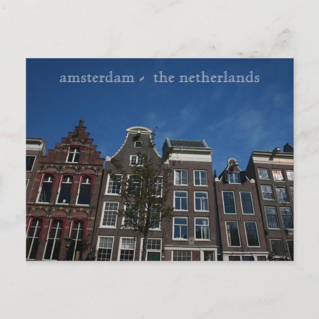 Carte Postale amsterdam - la Pays-Bas (Devant)