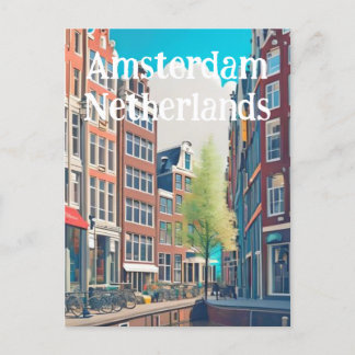 Carte Postale Amsterdam Pays-Bas