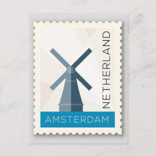 Carte Postale Amsterdam Pays-Bas