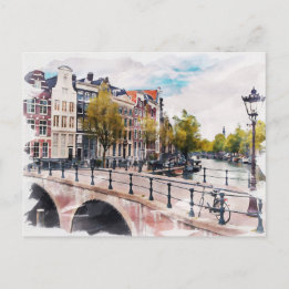 Carte Postale Amsterdam, Pays-Bas
