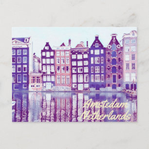 Carte Postale Amsterdam Pays-Bas
