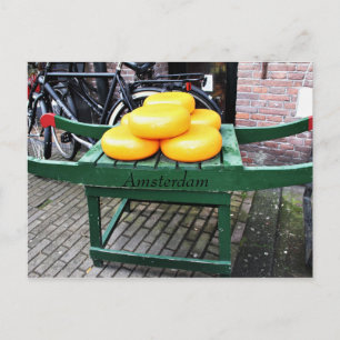 Carte Postale Amsterdam, Pays-Bas, Fromage, Boutique,
