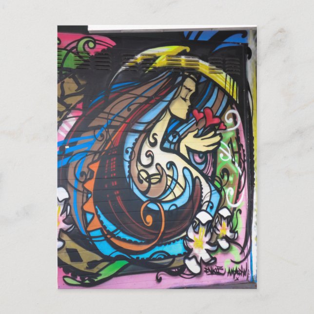Carte Postale Amsterdam Street Art (Devant)