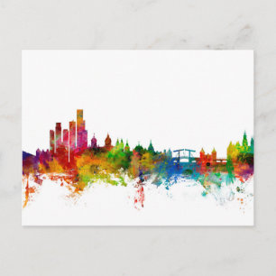 Carte Postale Amsterdam The Netherlands Skyline