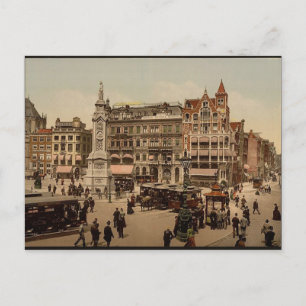 Carte Postale Amsterdam vintage Hollande Pays-Bas