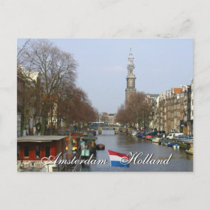 Carte postale Amsterdam Western Church Holland