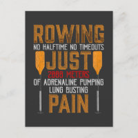 Amusant Aviron Adrénaline Pompage Poumon Faisant R