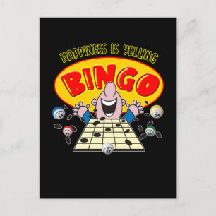 Carte Postale Amusant Bingo Grand-mère Grand-père Bingo Jeu