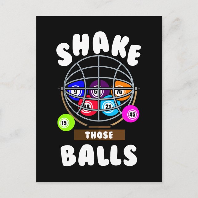 Carte Postale Amusant Bingo Jeu de plaisanterie Bingo (Devant)